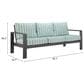 Zuo Modern Rolig Sofa in Green, , large