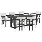 Mayberry Hill Portland 7-Piece Rectangular Dining Set in Black, , large