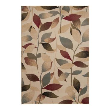 Surya Riley RLY-5010 6"6" x 9"8" Red/Brown/Camel Area Rug, , large