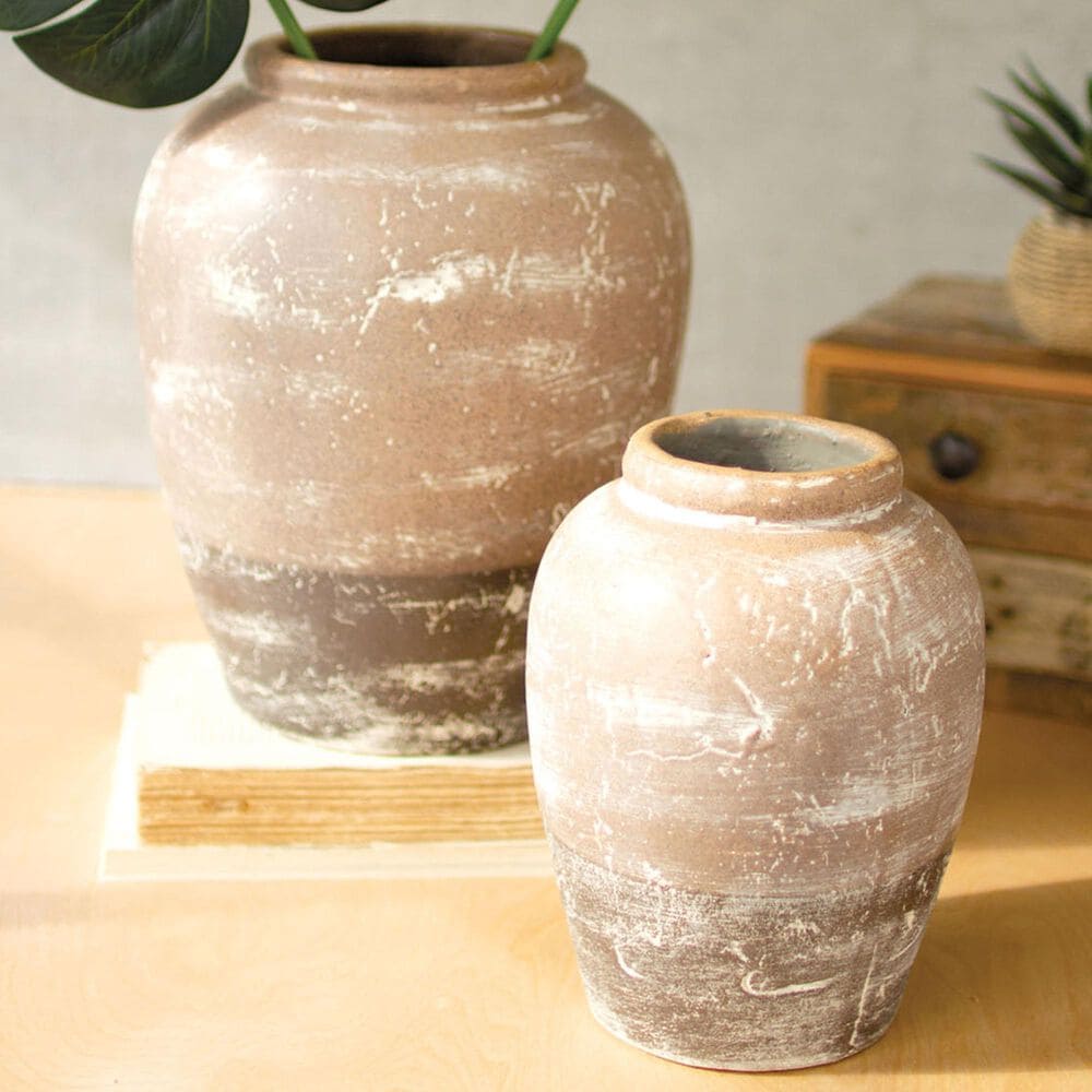 Kalalou Urn in Beige &#40;Set of 2&#41;, , large