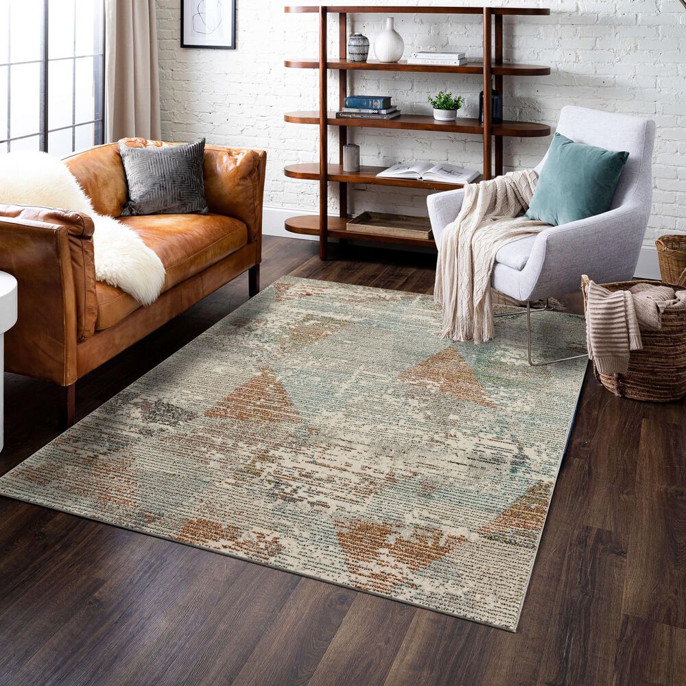 Mohawk Whimsy R1105 Grey 5'3" x 8' Area Rug, , large