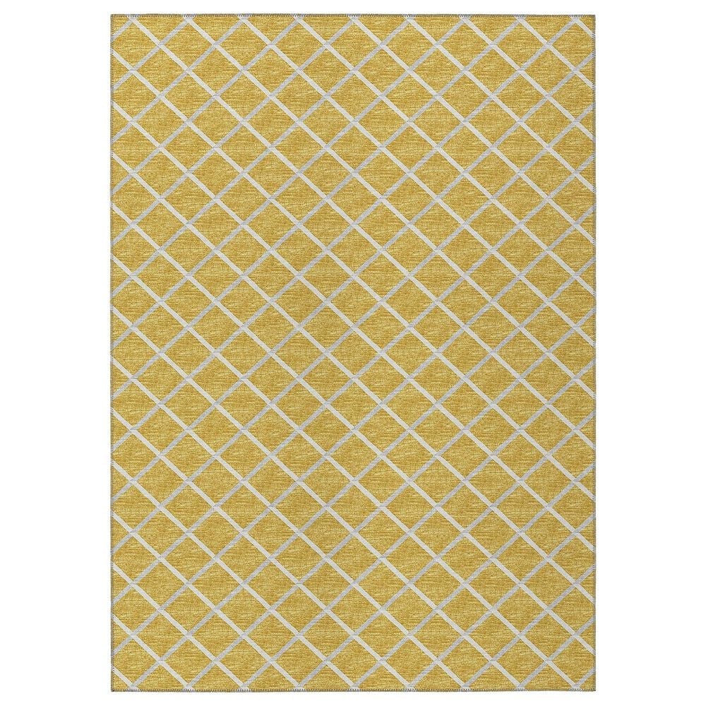 Dalyn Rug Company York 8" x 10" Gold Indoor/Outdoor Area Rug, , large