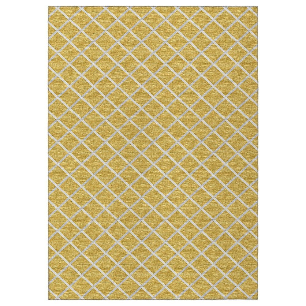 Dalyn Rug Company York 8" x 10" Gold Indoor/Outdoor Area Rug, , large