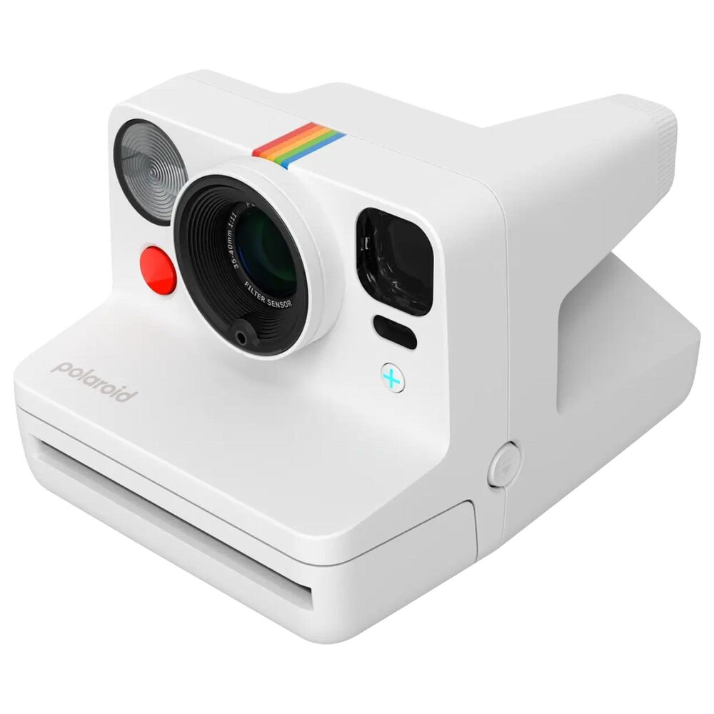 Polaroid Now+ Generation 3 Instant Camera with Color Film Bundle (8 Photos) in White, , large