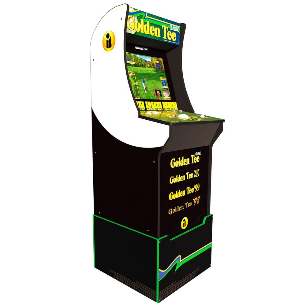 Arcade1up 4" Golden Tee Arcade Cabinet with 12" Riser, , large