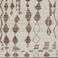 Ashley Brettler 5" x 7" Beige and Brown Area Rug, , large