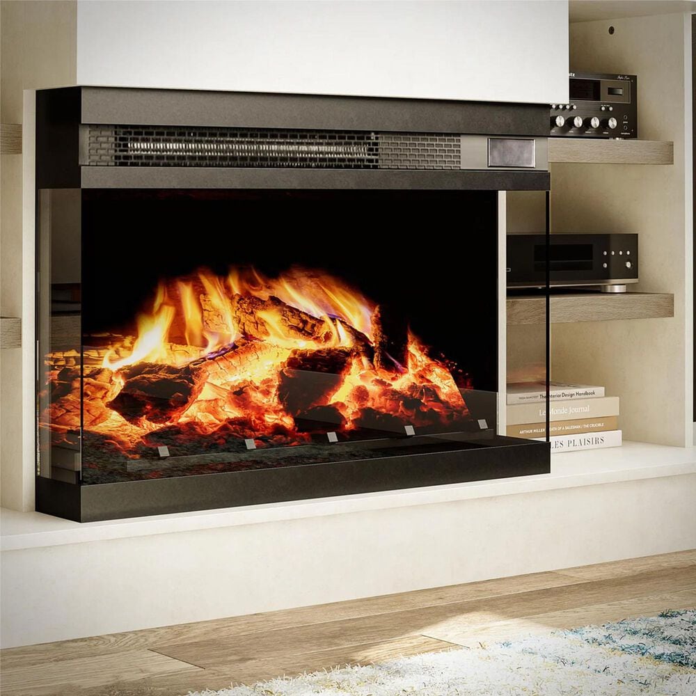 DHP Oslo 54&quot; Fireplace TV Console in Plaster, , large