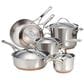 Anolon 10 Piece Nouvelle Copper Stainless Steel Set, , large