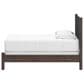 Ashley Pamytta Twin Upholstered Panel Bed in Rich Brown, , large
