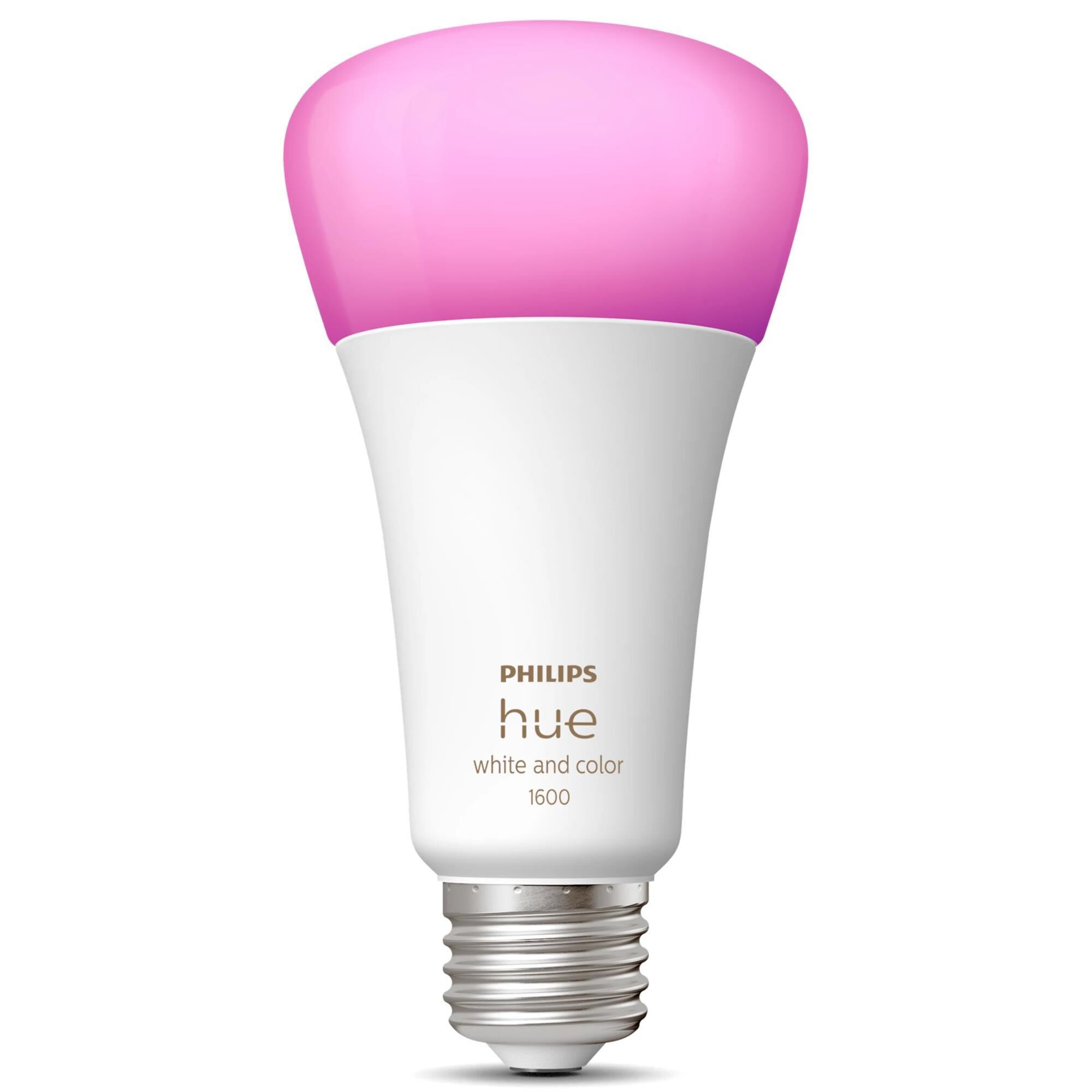Phillips Hue 100-Watt A21 E26 Ambiance Smart Bulb in White