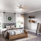 Hunter Anslee Low Profile 46" Ceiling Fan with LED Lights in Brushed Nickel, , large