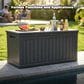 Hearth and Haven 260-Gallon Outdoor Plastic Deck Box in Black, , large
