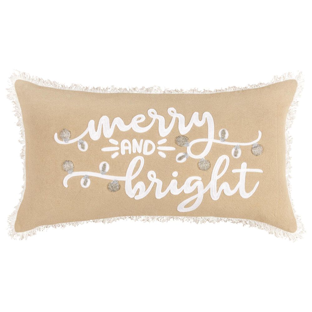 Rizzy Home 14" x 26" Pillow in Light Brown, , large