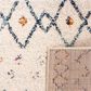 Safavieh Madison MAD798B 4" x 6" Ivory and Navy Area Rug, , large