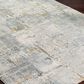 Surya Dresden Dusty Sage, Taupe, Deep Teal, Off-White, Ink Blue, Light Gray and Mustard 6"7" x 9"6" Area Rug, , large