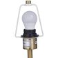 Maple and Jade Umbrella Style Table Lamp in Black and Gold, , large