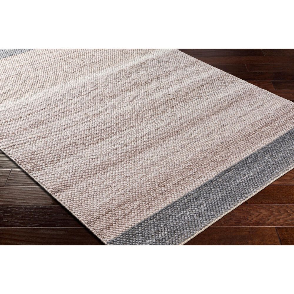 Surya Reika REK-2308 5&#39; x 7&#39;6&quot; Light Gray, Denim and Brown Area Rug, , large