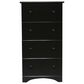 Lemoore Essential 5000 4 Drawer Chest in Black, , large