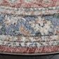 Safavieh Jasmine JSM317P 5"3" Round Rust and Blue Area Rug, , large
