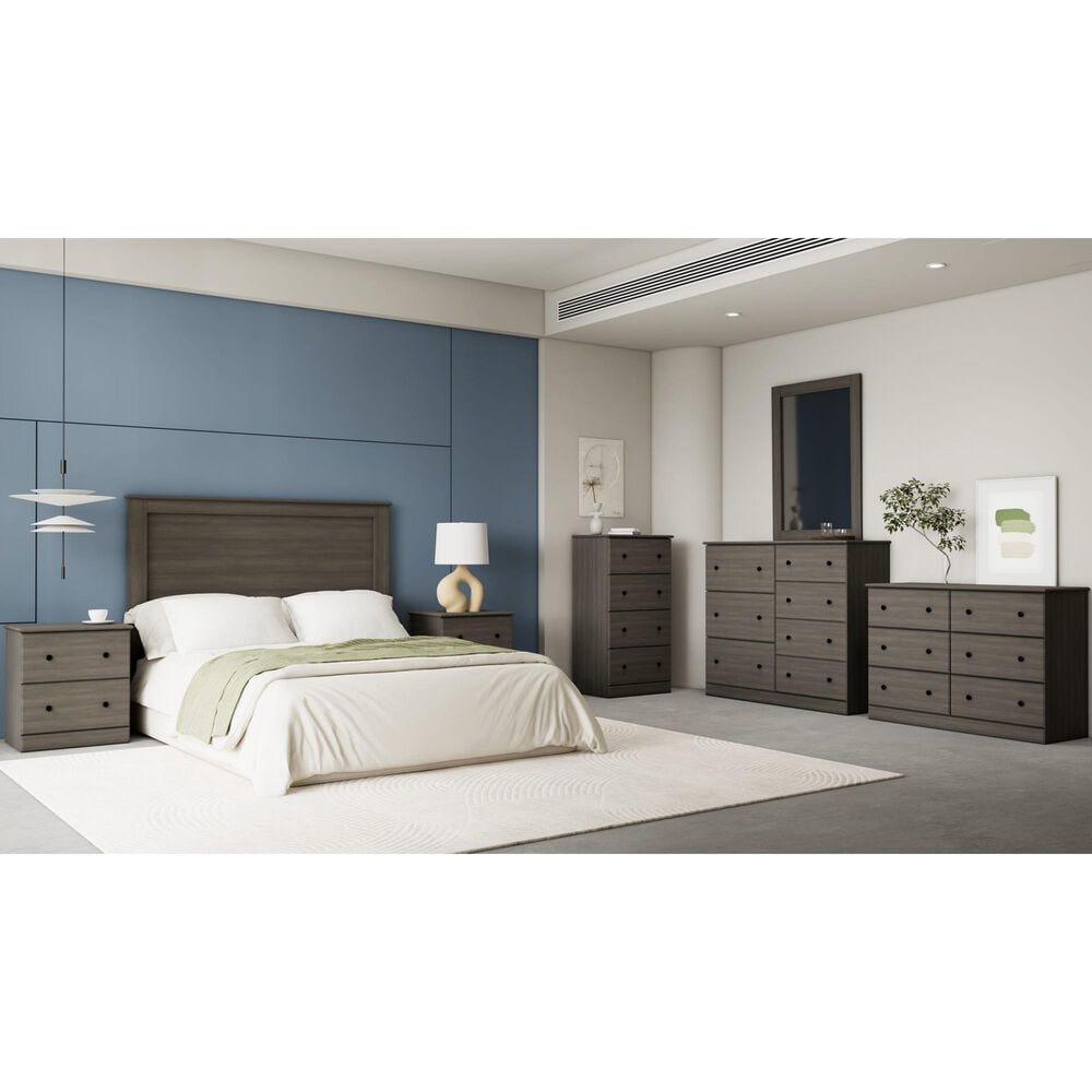 Lemoore Essential Full/Queen Panel Headoard in Storm Grey, , large