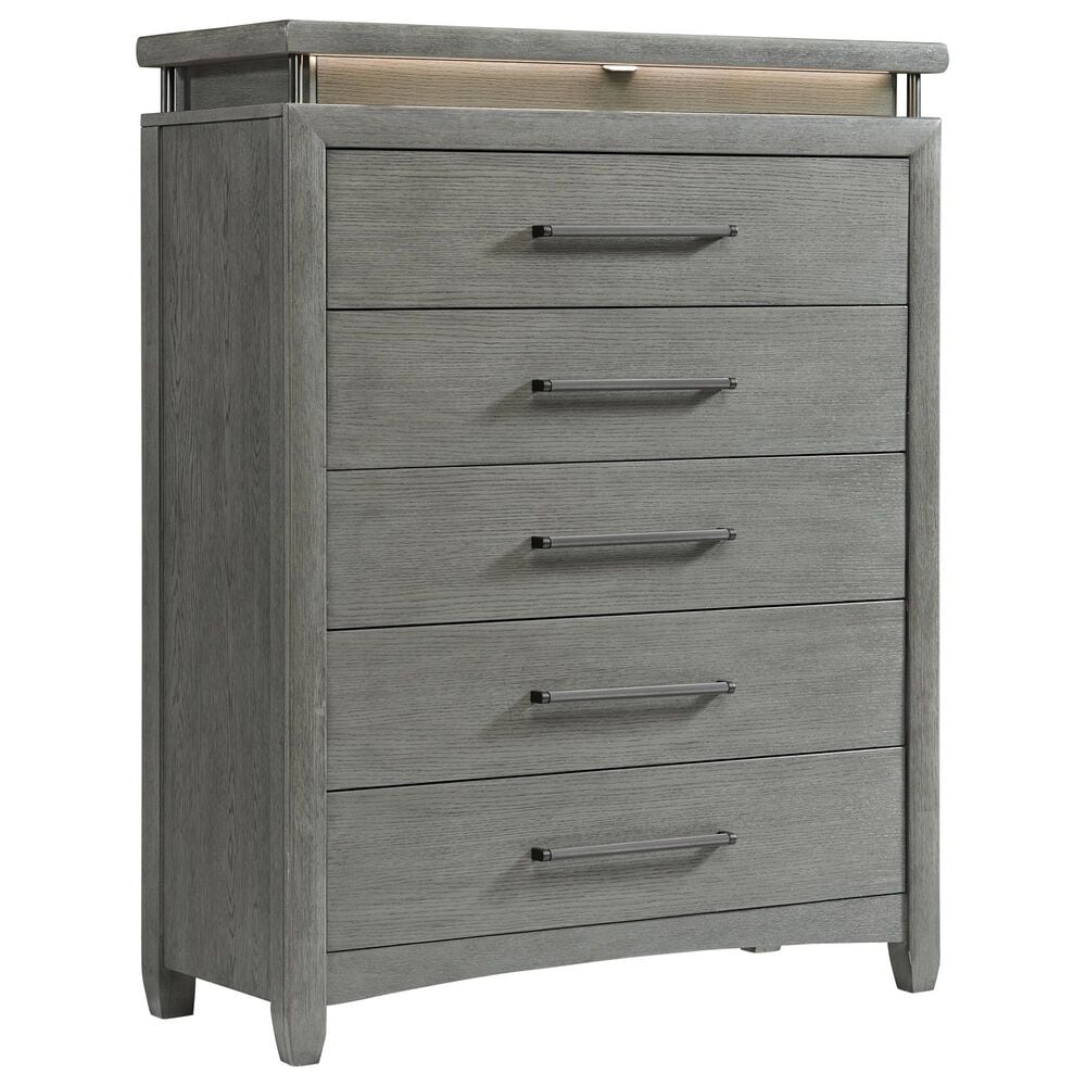 Davis International Cameron 6-Drawer Chest in Gray, , large