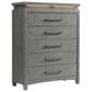 Davis International Cameron 6-Drawer Chest in Gray, , large
