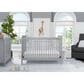 Delta Saint 4-In-1 Convertible Crib in Grey, , large