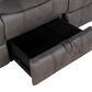 Linon Home Decor Galloway Manual Sofa in Stone Gray, , large
