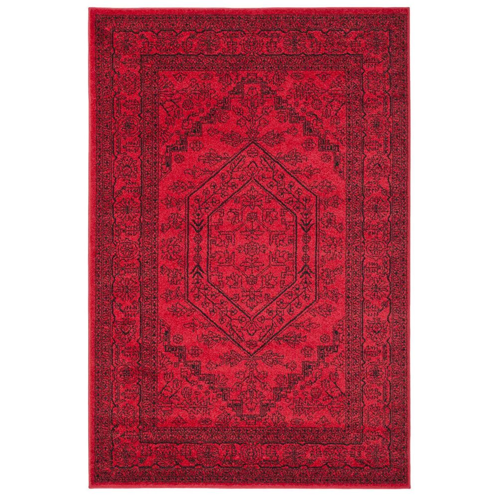 Safavieh Adirondack ADR108F-4 4&#39; x 6&#39; Red/Black Area Rug, , large