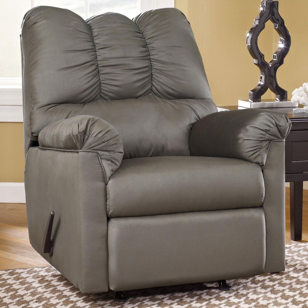 Ashley Darcy Manual Rocker Recliner in Cobblestone, , large
