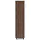 Pacific Landing Maddox 2-Piece L-desk and Bookcase Set in Black and Walnut, , large