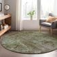 Dalyn Rug Company Trevi TV9 8" Round Mocha Area Rug, , large