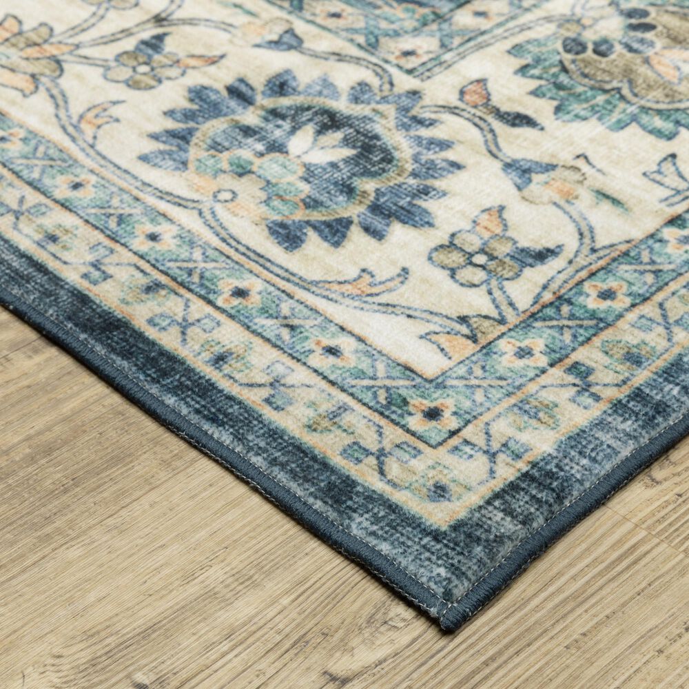Oriental Weavers Sumter 2&#39; x 3&#39; Blue and Ivory Area Rug, , large