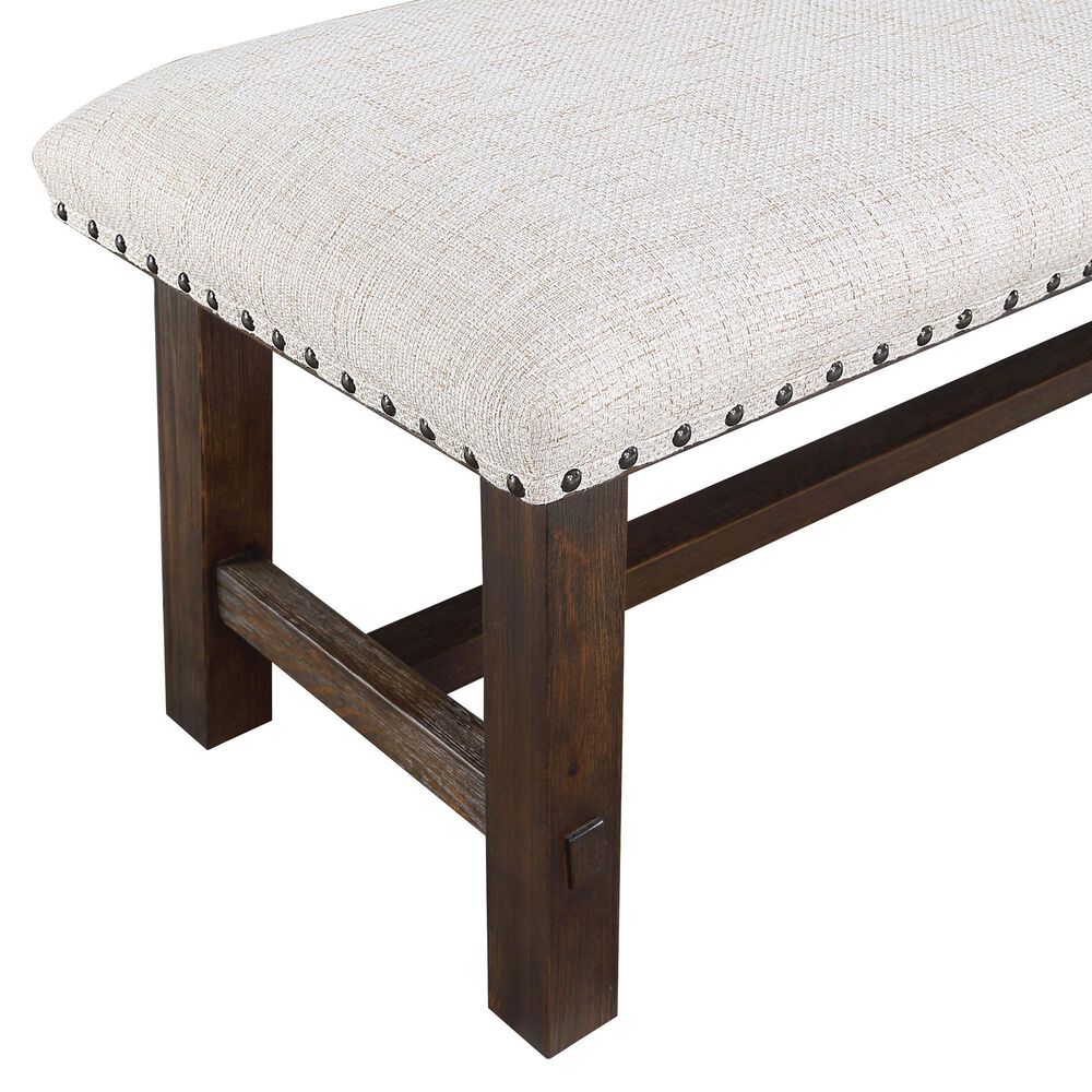 OSP Home Callen Bench in Dark Walnut, , large