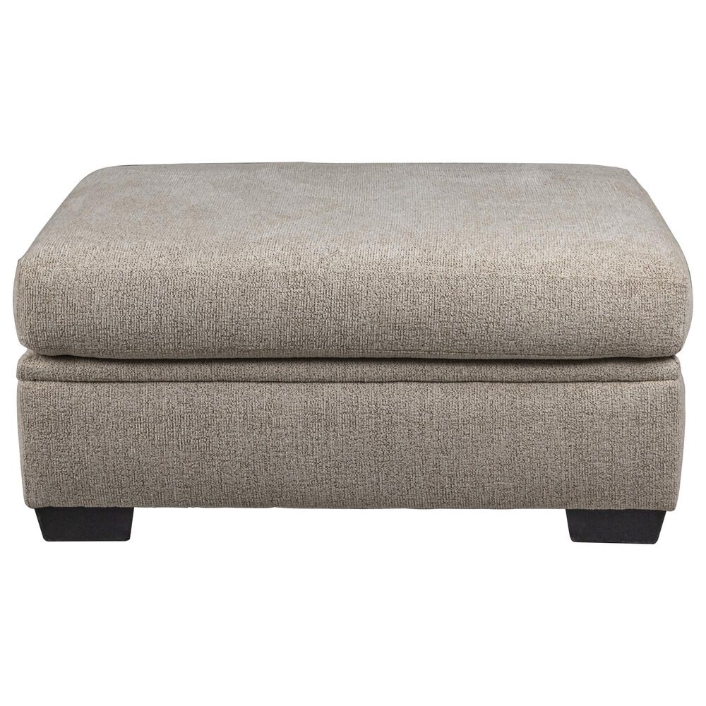 Northwestern Wayne Ottoman in Sand, , large