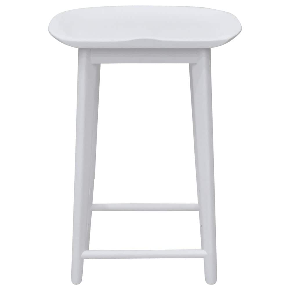 Steve Silver Hudson Counter Stool in White, , large