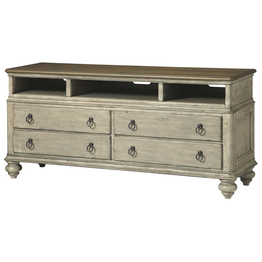 Flexsteel Plymouth 67" Entertainment Base in Whitewash, , large