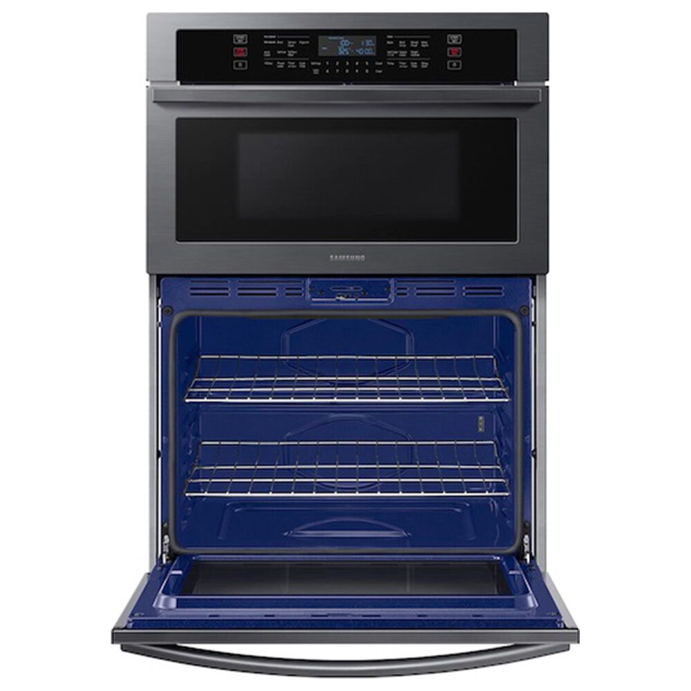 Samsung 30&quot; Microwave Combination Wall Oven in Black Stainless Steel, , large