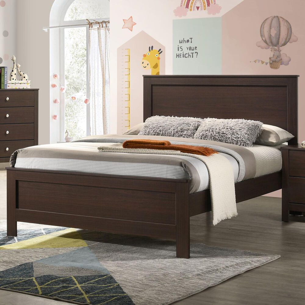 Mayberry Hill Sami Full Panel Bed in Espresso, , large