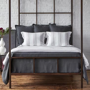 Ann Gish Art Of Home 3-Piece Queen Neo Matelasse Coverlet Set In Charcoal, , large