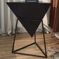 Maple and Jade Inverted Pyramid End Table in Black, , large