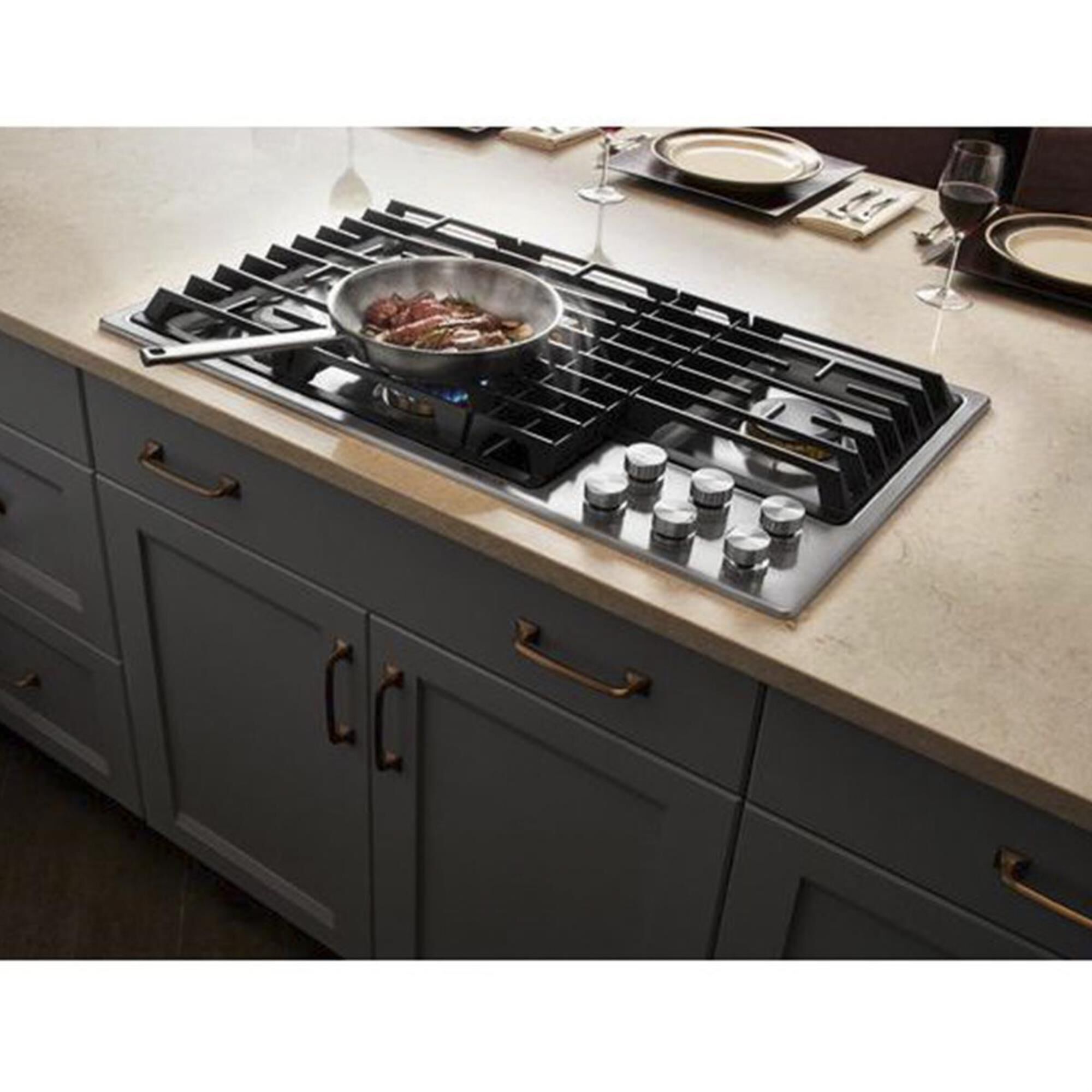Downdraft gas cooktop sales 36
