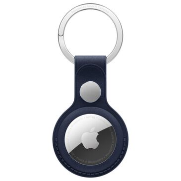 Apple FineWoven Key Ring for AirTag in Deep Blue, , large