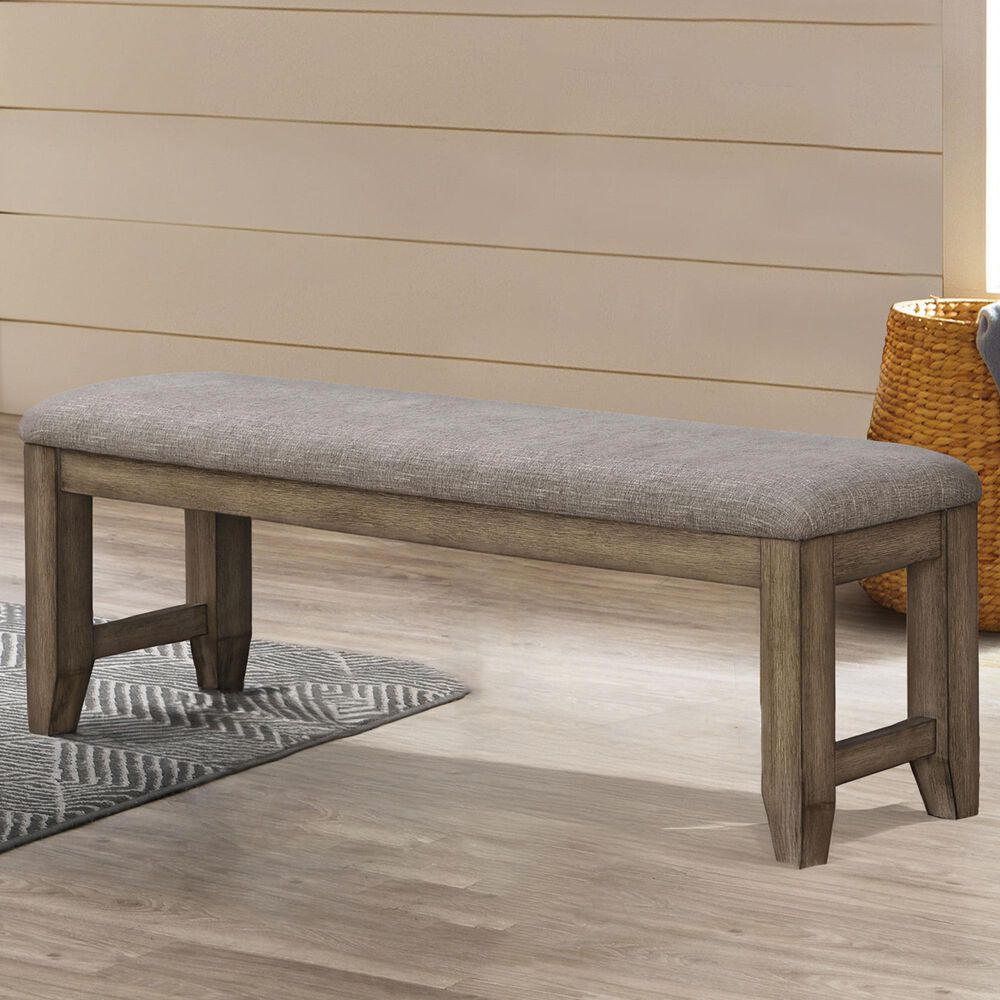 New Heritage Design Harrisburg Dining Bench in Walnut, , large