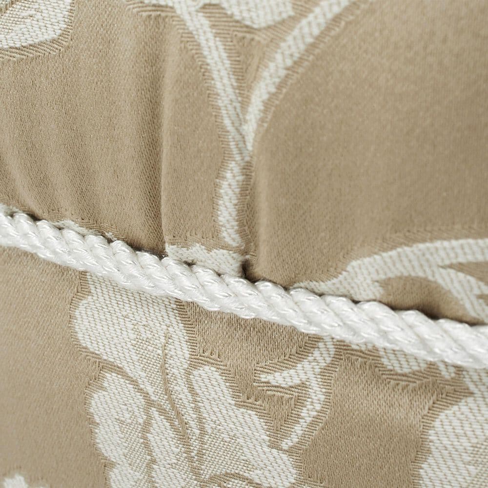 Jennifer Taylor Home Yolanda Standard Ottoman in Champagne Beige and Ivory, , large