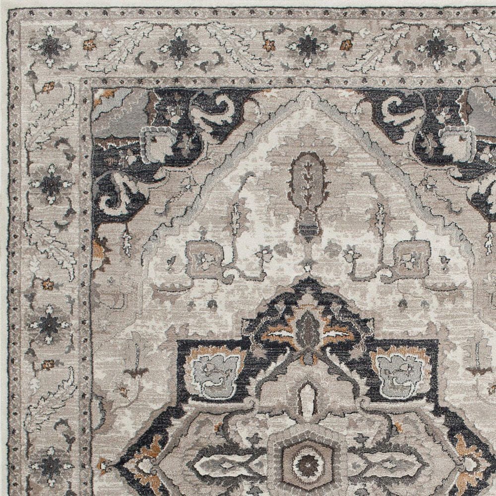 Central Oriental Adore Milla 7&#39;10&quot; x 9&#39;10&quot; Beige and Orange Area Rug, , large