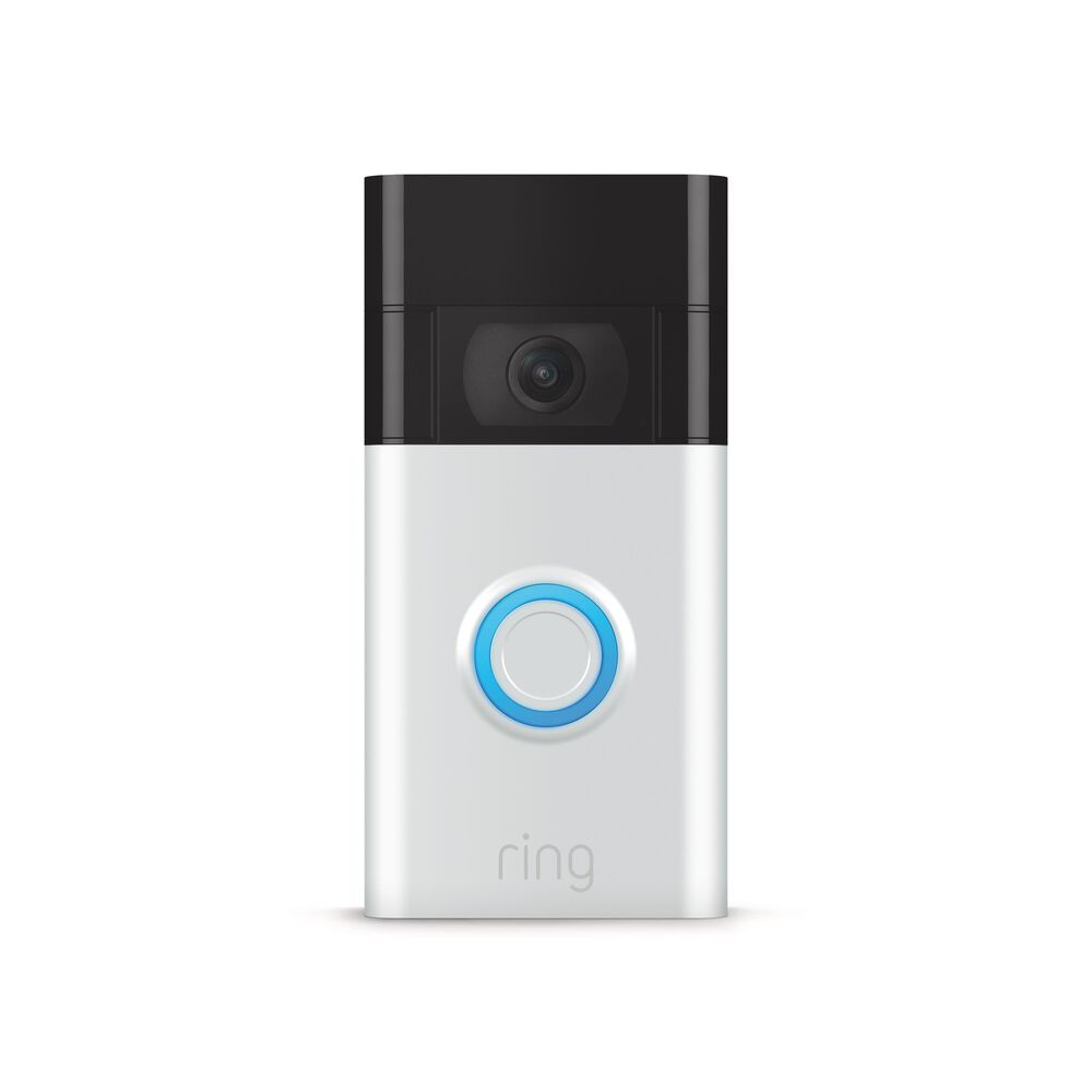 Ring Video Doorbell (2nd Generation) in Satin Nickel, , large