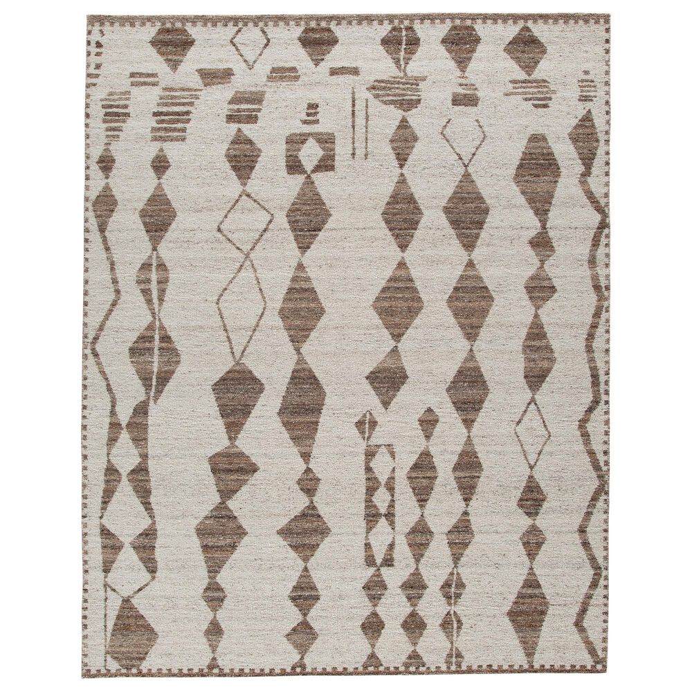 Ashley Brettler 8" x 10" Beige and Brown Area Rug, , large