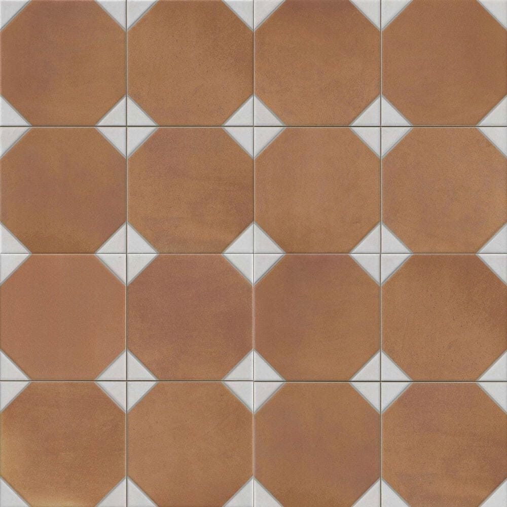 MS International Via Bianchi Cotto 13" x 13" Porcelain Tile, , large