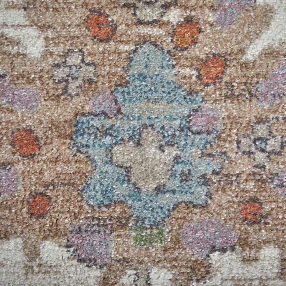 Feizy Dartmouth Ivory and Multicolor 6'4" x 9'2" Area Rug, , large